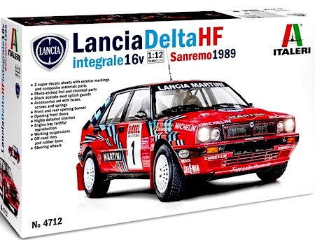 Italeri Lancia Delta HF Integral 16v 1:12 Scale